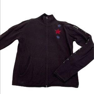 Raw Cashmere brown zip up sweater